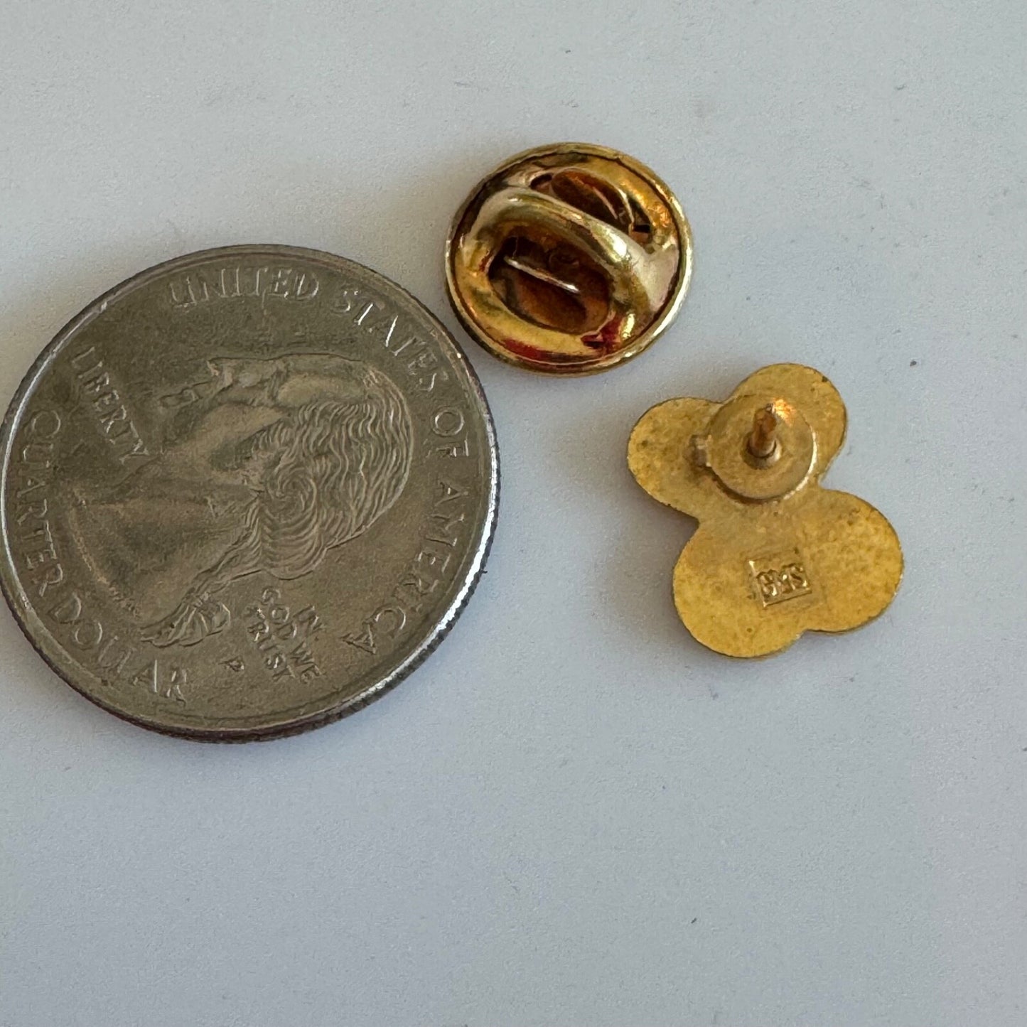Vintage Catholic Marriage Encounter Heart, Circles & Cross Pin
