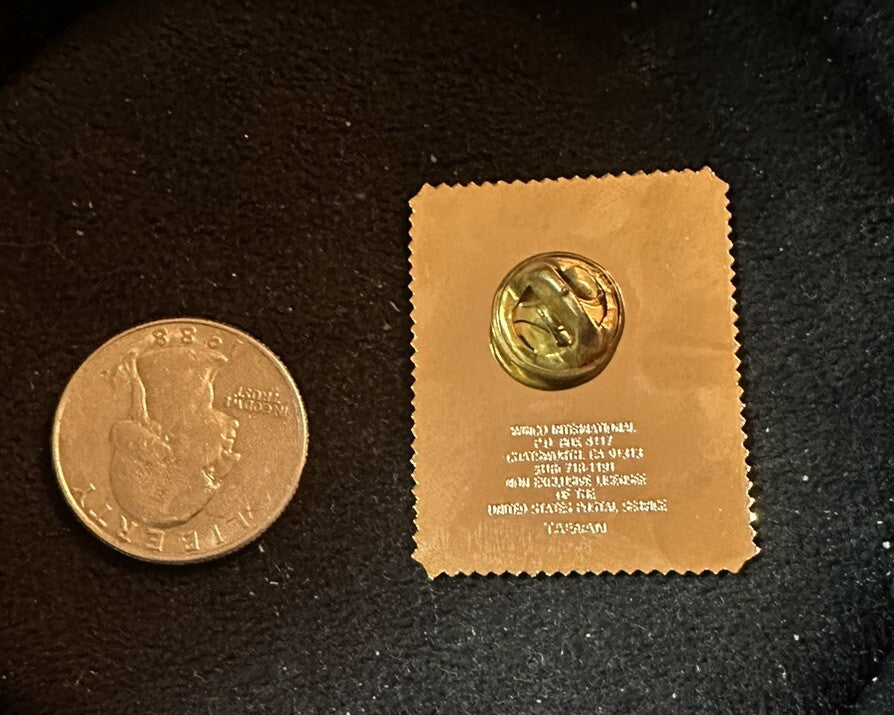 Greetings USA 25 Cent Replica Christmas Tree Stamp Lapel Pin