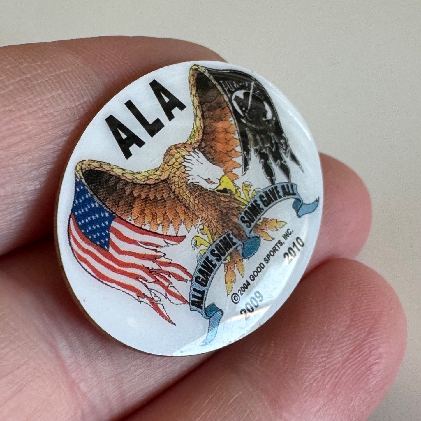 2009 American Legion Auxiliary Eagle Pin All Gave Some POW MIA USA Flag ALA