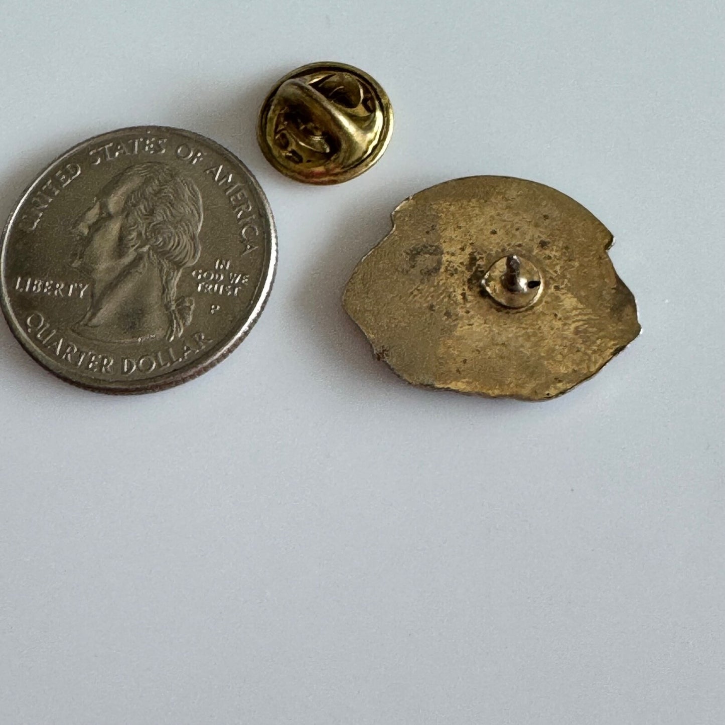 Vintage US Coast Guard Pin – Enamel Badge with Flags Helicopter Boat