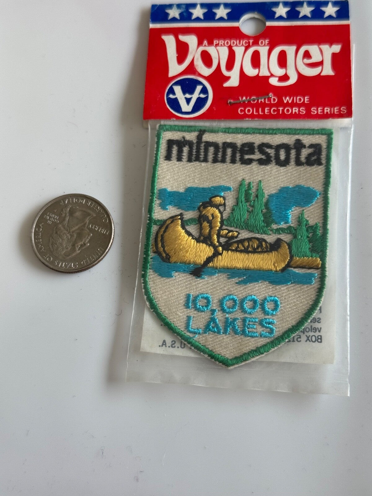 VINTAGE VOYAGER MINNESOTA LAND OF 10,000 LAKES PATCH NIP