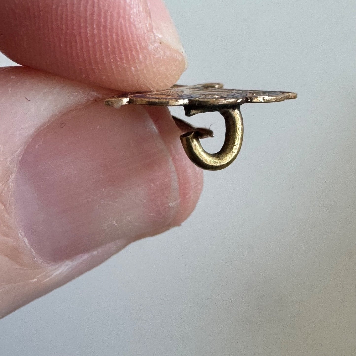Antique IOOF International Order of Odd Fellows Gold Lapel Pin Encampment Degree