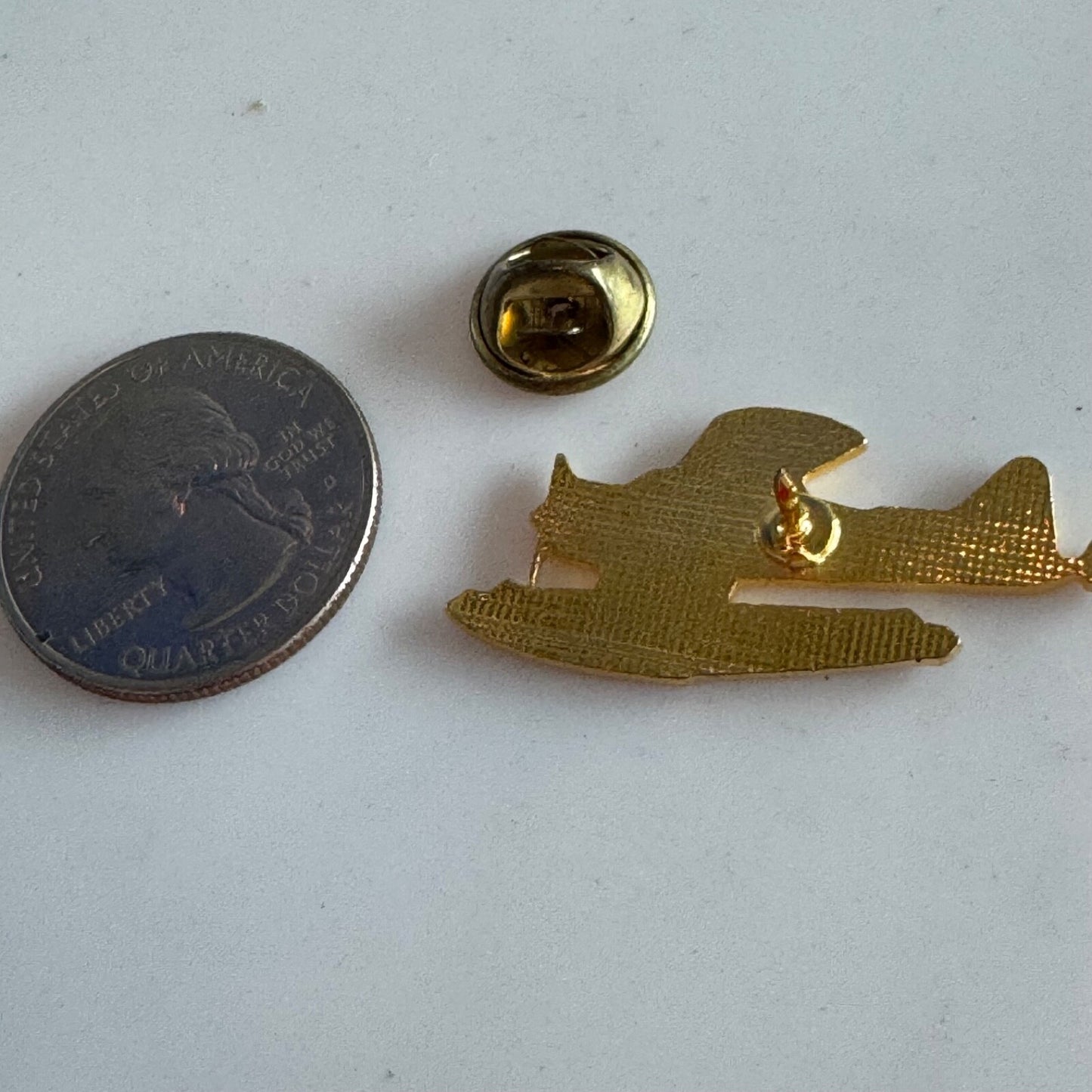 Vintage Kenmore Air Sea Plane Lapel Pin Lake Washington Enamel Souvenir Seattle