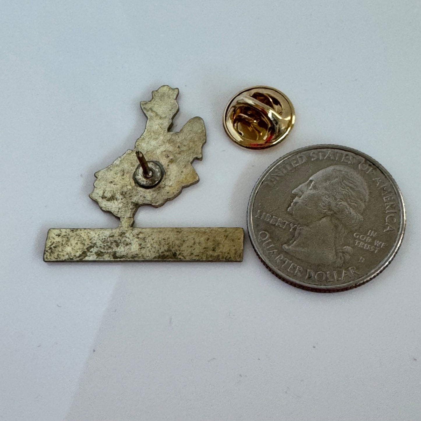 Vintage Cody Wyoming Rodeo Bucking Bronco Cowboy Souvenir Enamel Lapel Pin