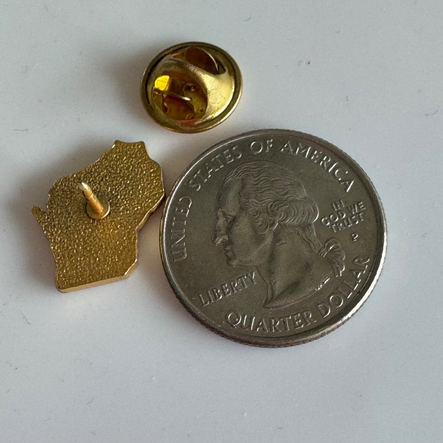 Wisconsin Elks Lodge Pin – B.P.O.E. Major Project State Shape Badge