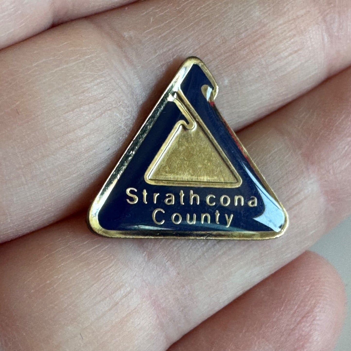Vintage Strathcona County Alberta Canada Lapel Pin