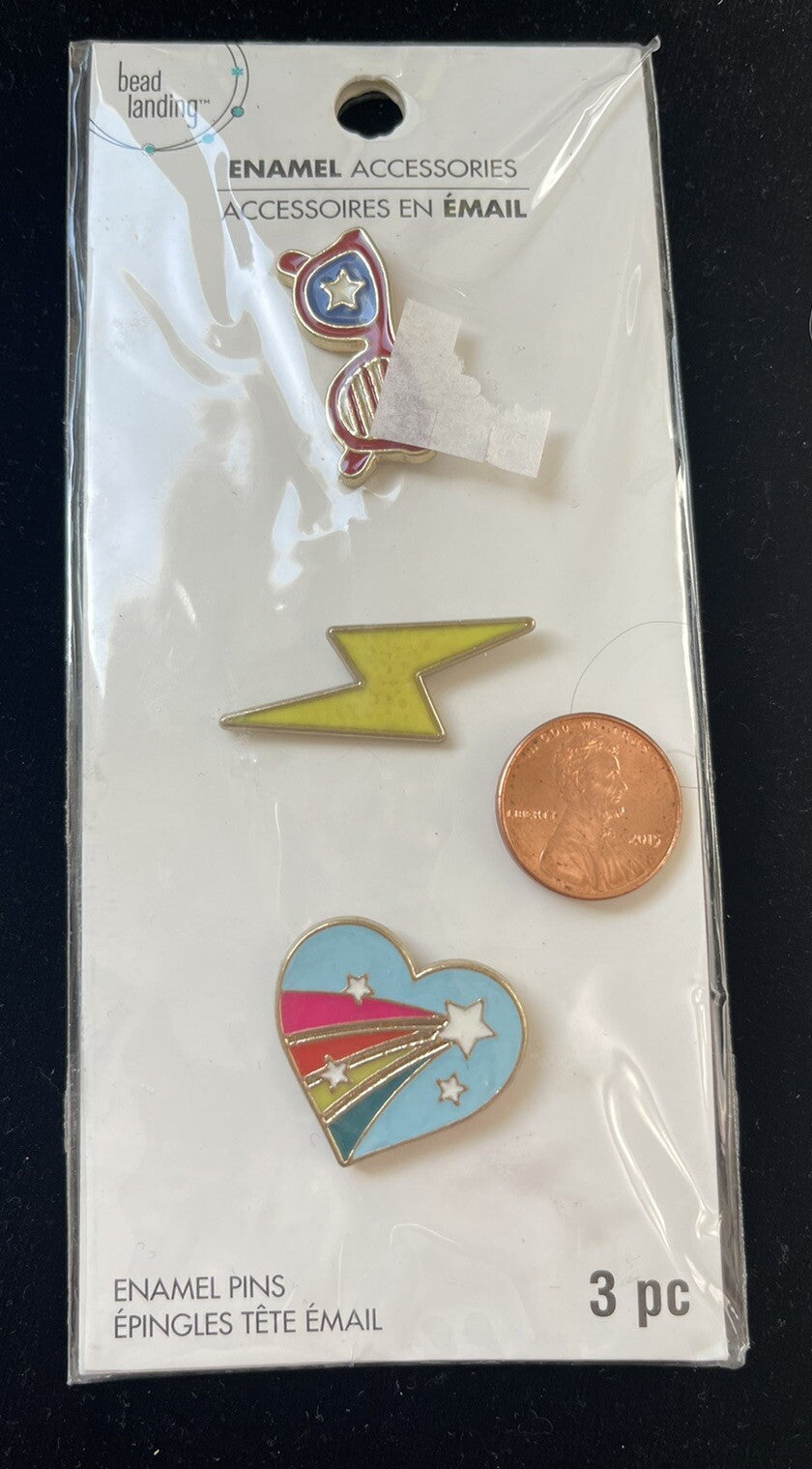 Lot of Bead Landing Enamel Accessories Enamel Pins - So Fun! 15 Different Pins