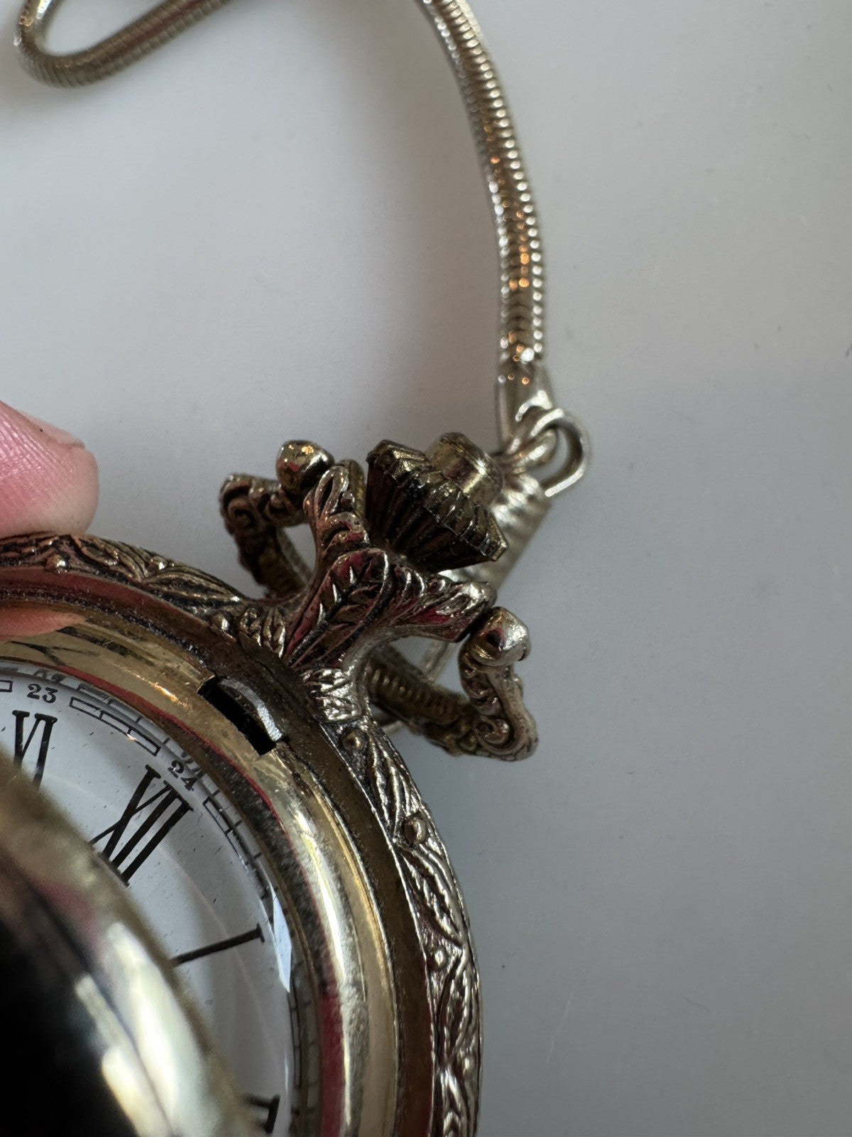 Vintage Remington Mainspring 23 Pocket Watch Cowboy Horse Scene Victorian Theme