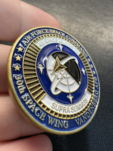 4th Space Squadron 30th Space Wing Rosie the Riveter Task Force Challenge Coin