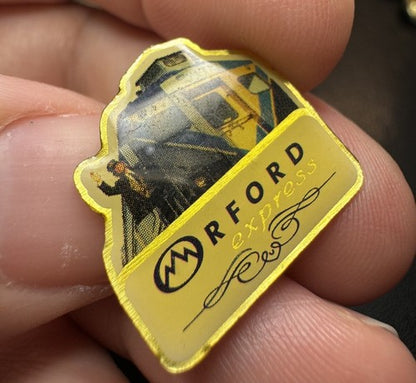 RARE Orford Express RAILROAD Lapel Pin Vintage Quebec