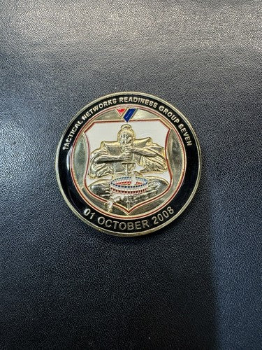 Space and Naval Warfare System Center Challenge Coin Tactical Networks Readiness