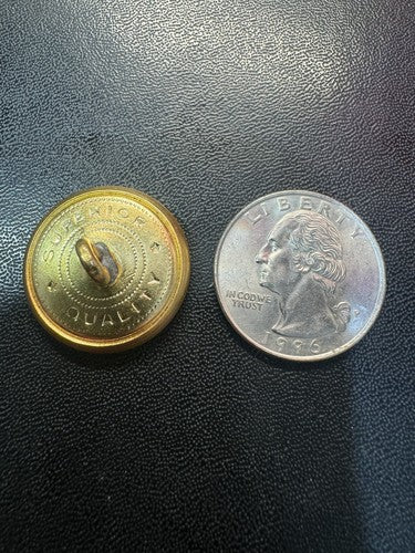 Holland America Line Uniform Button Gold Tone
