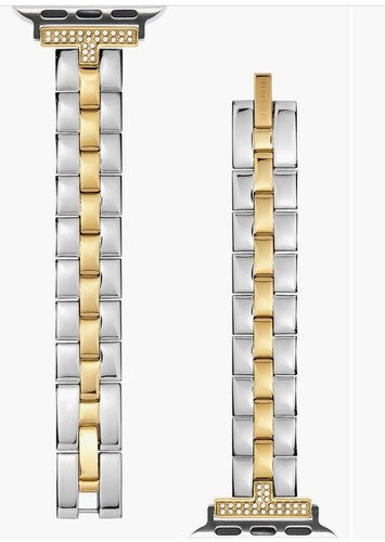 Ted Baker Strap for Apple Watch - Mixed Metal Crystal 38 MM/40MM with Extra Link