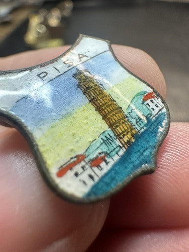 Vintage Pisa, Italy Tourist Travel Souvenir Pin - Leaning Tower of Pisa