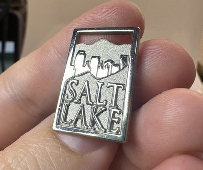 Vintage Hat Lapel Pin SL Salt Lake City County Utah Collectible