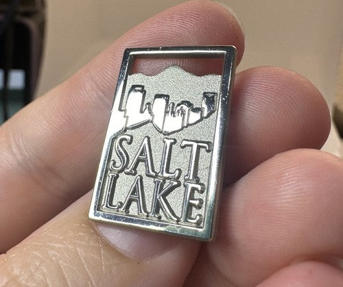 Vintage Hat Lapel Pin SL Salt Lake City County Utah Collectible