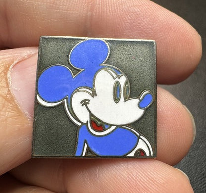 Vintage Disney Acme Studios Mickey Mouse Andy Warhol Enameled Pin 1994 Blue