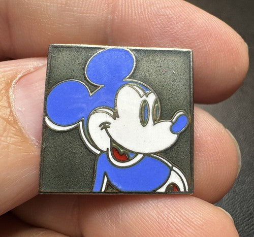 Vintage Disney Acme Studios Mickey Mouse Andy Warhol Enameled Pin 1994 Blue