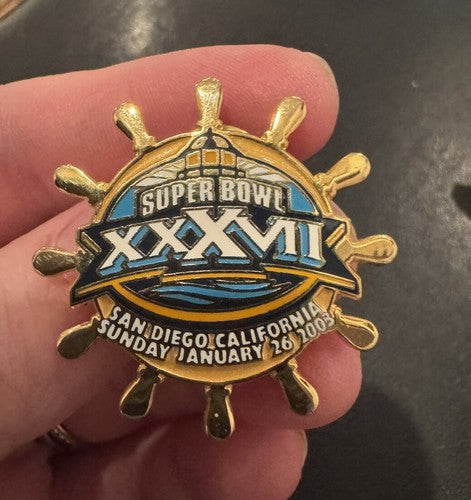 Pin Super Bowl XXXVII 2002 Champions Tampa Bay Buccaneers Football NFL San Diego