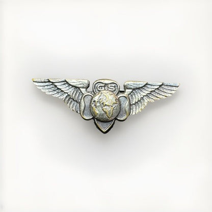 RARE Girl Scout 1946-1963 WING SCOUT PIN Senior Aviation Membership Insignia