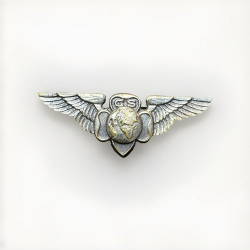 RARE Girl Scout 1946-1963 WING SCOUT PIN Senior Aviation Membership Insignia