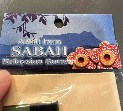 Malaysia National Flag and Sabah Lapel Pin Sabah Museum Borneo