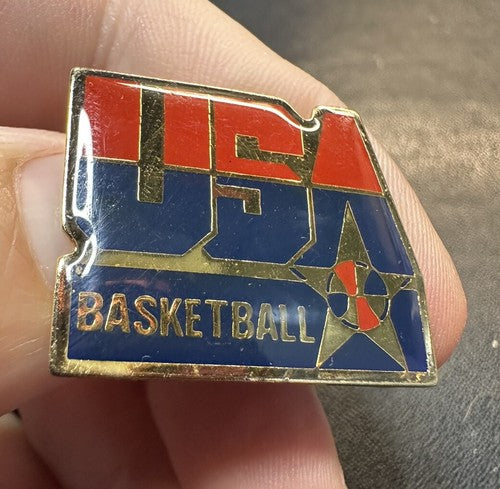Vintage USA Basketball Olympic Pin