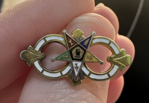 Antique Art Deco OES Order of the Eastern Star Membership Pin