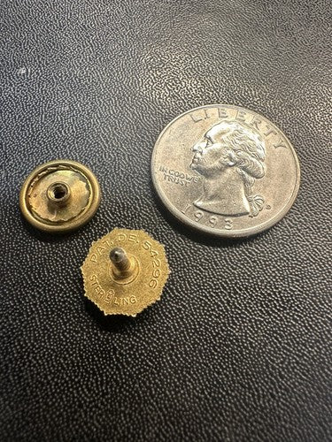 Vintage American Legion Lapel Screw Back Pin Sterling Silver And Enamel
