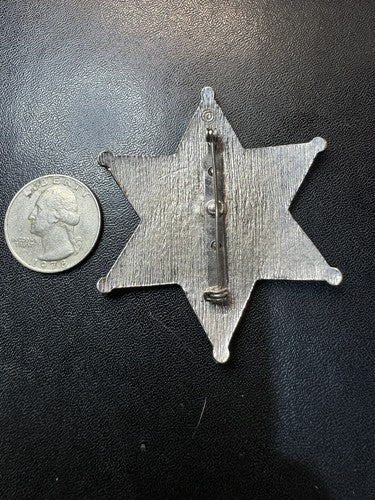 Vintage WELLS FARGO Agent Star Metal Pin/Badge