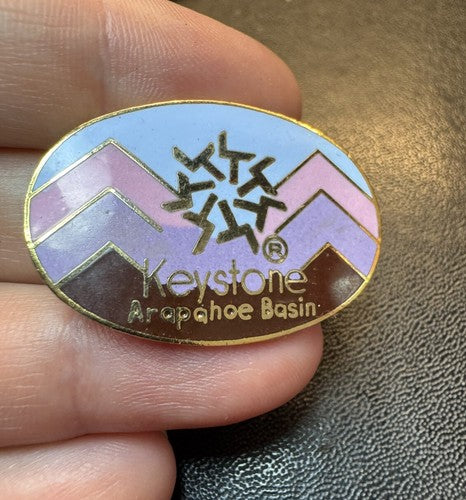 Vintage Keystone Arapahoe Basin Ski Resort Colorado Pin