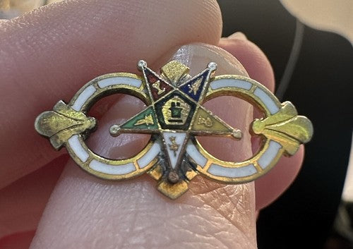 Antique Art Deco OES Order of the Eastern Star Membership Pin