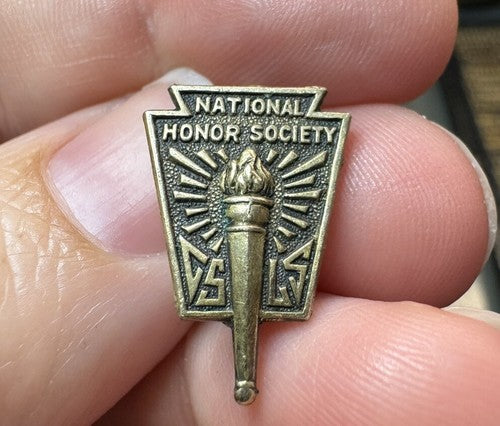Yellow Gold Filled National Honor Society Pin/Brooch - 1.86 Grams