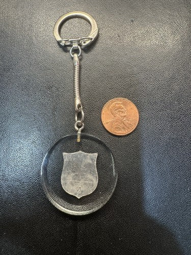 Vintage United States Equestrian Team Lucite Keychain Key Chain USET