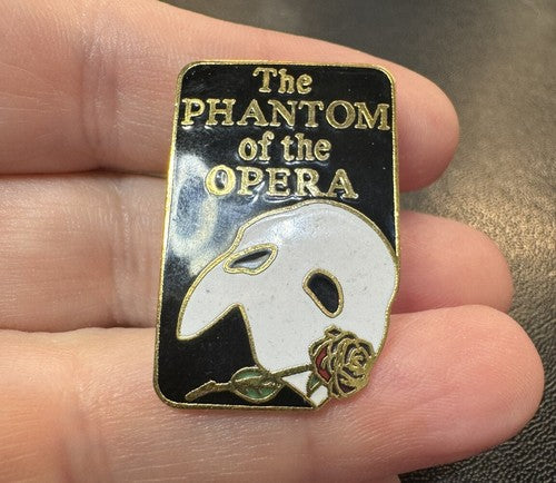 Vintage The Phantom Of The Opera Lapel Pin, 1986 Really Useful Group