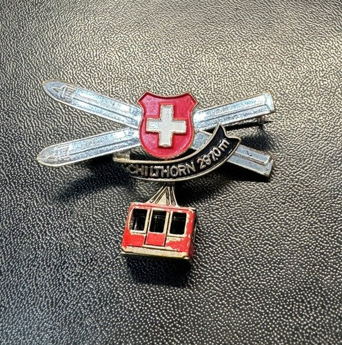 Schilthorn Ridge Switzerland Ski Pin Gondola 2970m