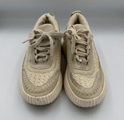 Dolce Vita Dolen Sneaker Women’s Size 7.5 Ivory Crochet Look