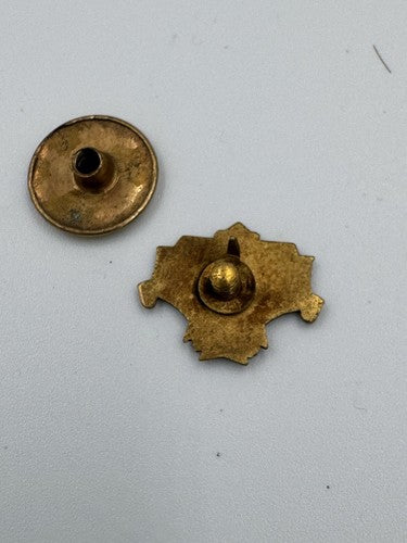 Antique Knights Templar MALTA HOME Screw back Lapel Pin RARE