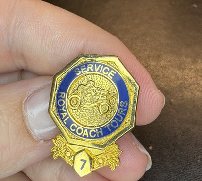 Royal Coach Tours - 7 Years Of Service - Lapel Pin