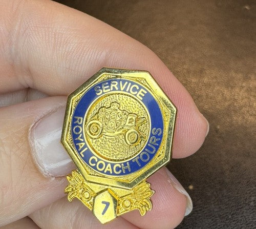 Royal Coach Tours - 7 Years Of Service - Lapel Pin