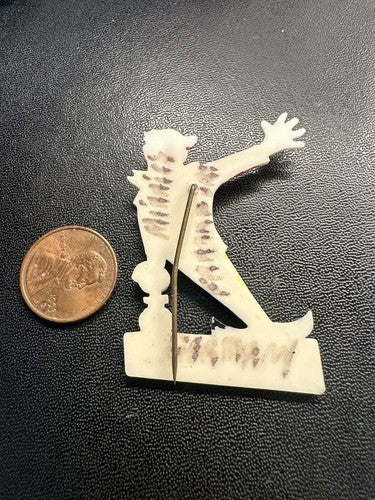 RARE Mainz 1964 Fasnacht Carnival Clown Pin / Badge