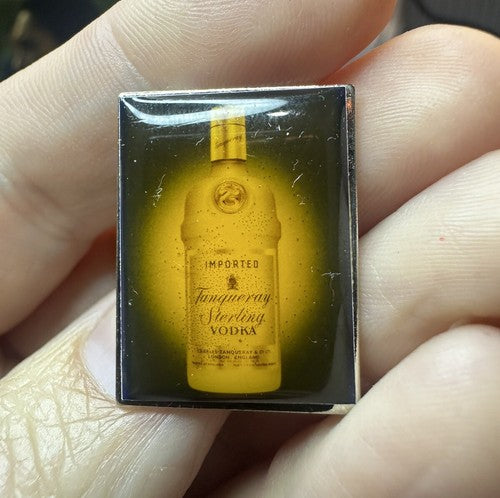 Vintage Tanqueray Sterling Vodka Lapel Pin