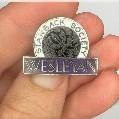 VTG WESLEYAN UNIVERSITY PIN - STANBACK SOCIETY