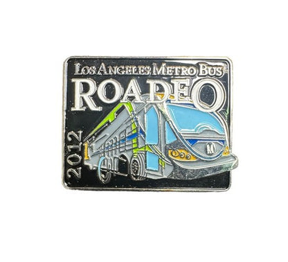 LOS ANGELES METRO BUS Pin ROADEO 2012 RARE - Very Nice! Heavy