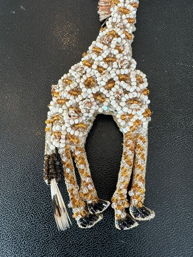 Deepa Gurnani GIRAFFE Drop Post 5” Statement Earrings - RARE