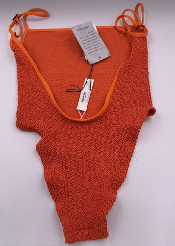 NWT BOND-EYE Palace One Piece Swimsuit Womens One Size Orange Vermillion