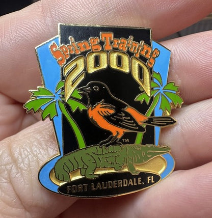 2000 Baltimore Orioles Spring Training Pin Fort Lauderdale Florida