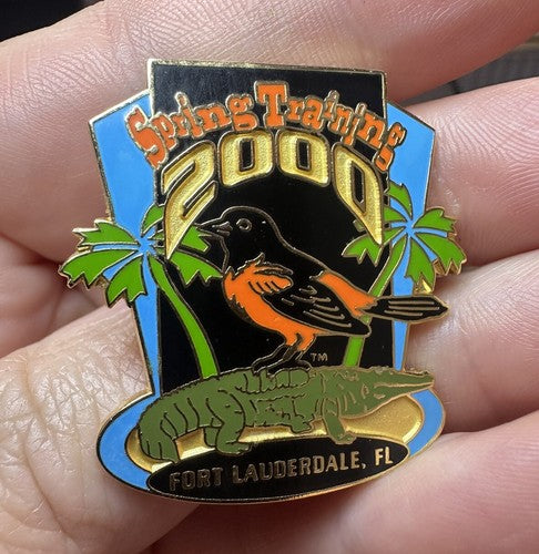 2000 Baltimore Orioles Spring Training Pin Fort Lauderdale Florida