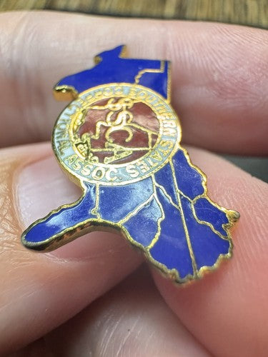 Vintage Southern States Correctional Association SSCA Hat Collar Pin Enamel