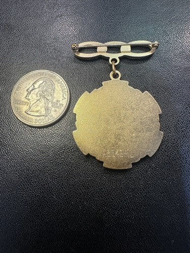 I.O.O.F. Pin Int'l Order Odd Fellows 50 Year Membership Medal Illinois